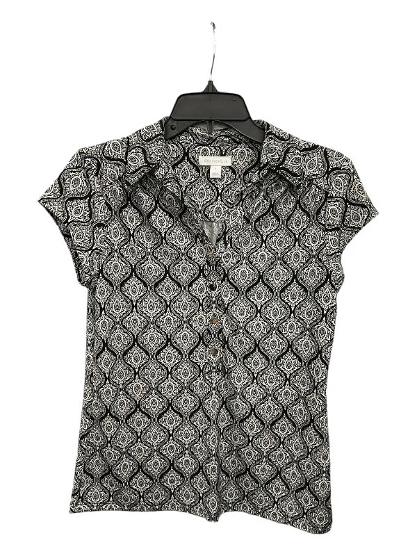 Last Chance Top Sleeveless By Charter Club In Black & White, Size: S