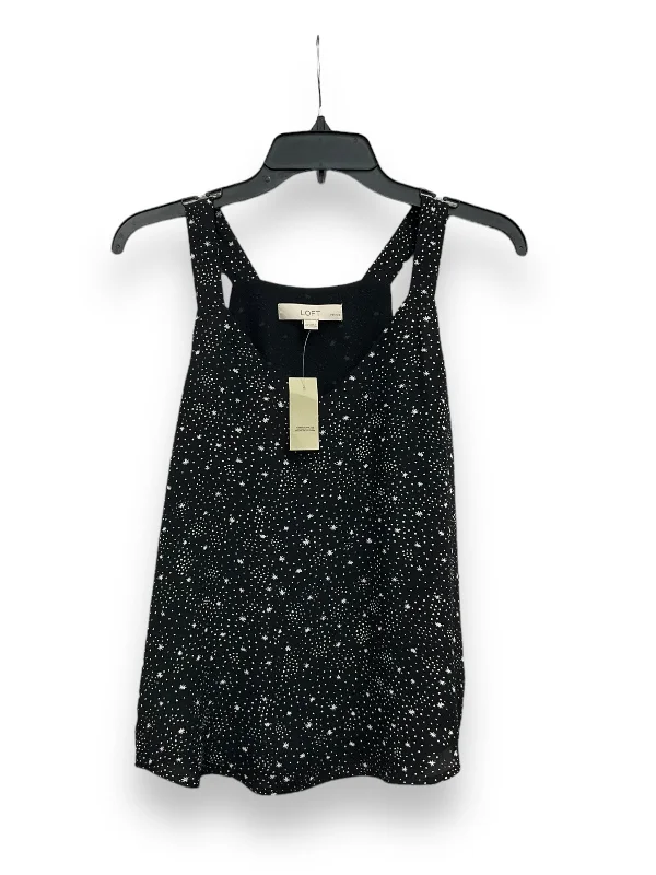 Fantastic Offers Top Sleeveless By Loft In Black & White, Size: Petite   Xs