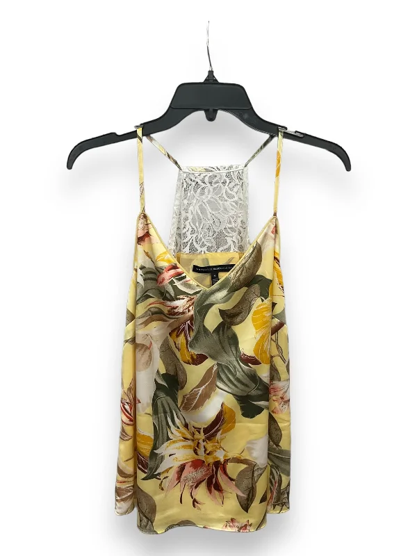 Savings Alert Top Sleeveless By White House Black Market In Floral Print, Size: M