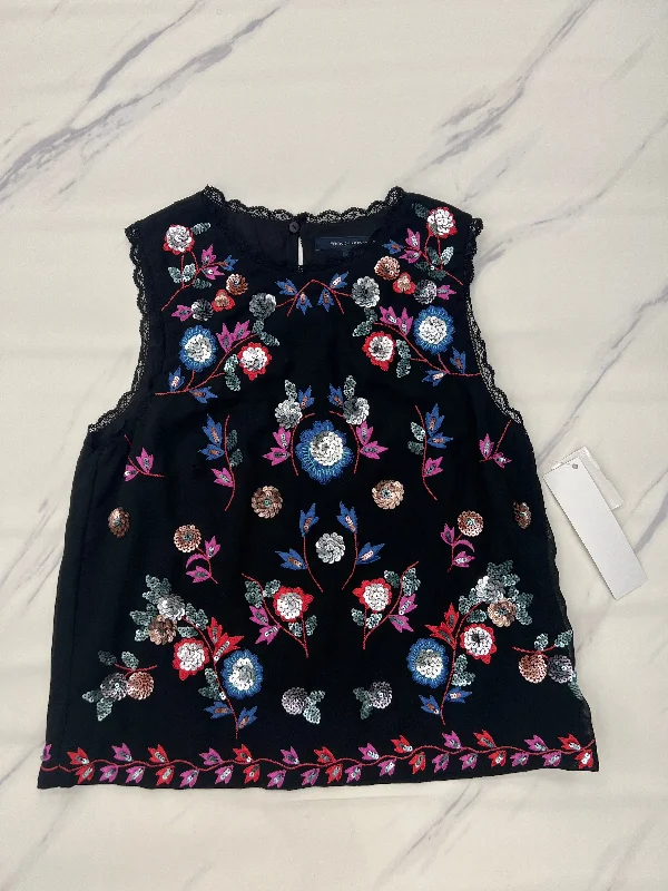 Deal Mania Top Sleeveless Designer By French Connection In Black, Size: 4