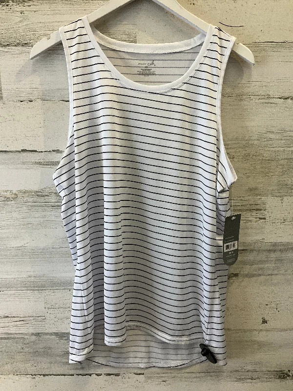 Early Bird Discount White Athletic Tank Top Exertek, Size M