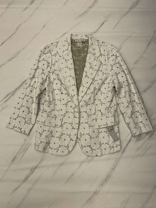 Final Markdown White Blazer Cma, Size M