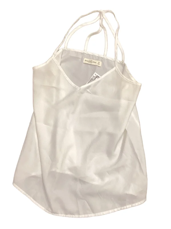 Overstock White Tank Top Abercrombie And Fitch, Size Xs