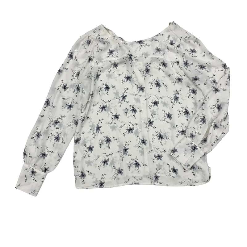 Online Specials WHITE TOP LS by LOFT Size:S