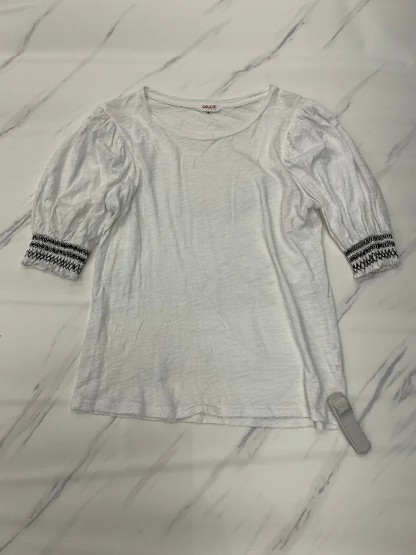 Reduced Prices White Top Short Sleeve Cma, Size M