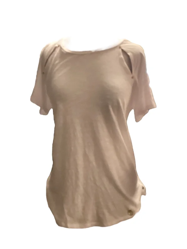 Discount Deals White Top Short Sleeve Michael Kors, Size L