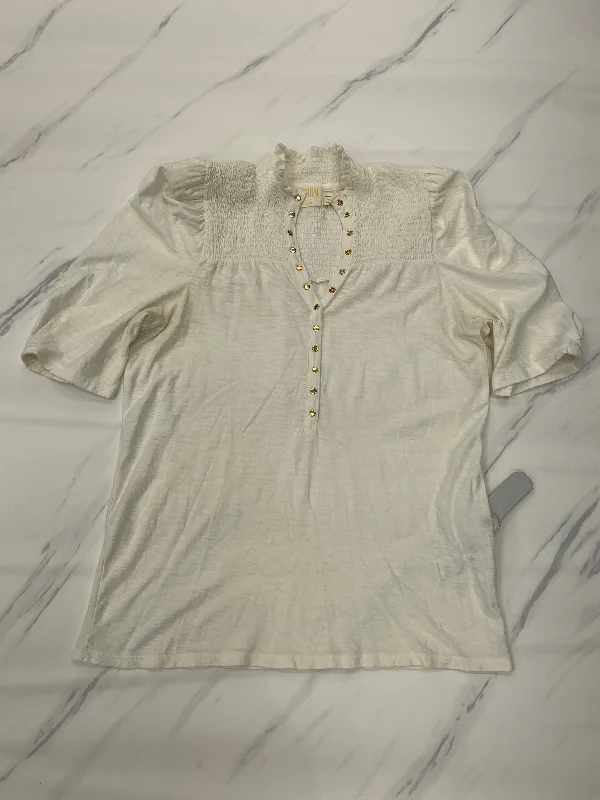 Unbeatable Prices White Top Short Sleeve Nation, Size M