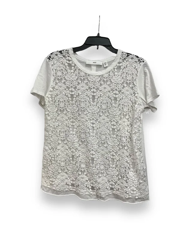 Exclusive Online Offer White Top Short Sleeve Wilt, Size S