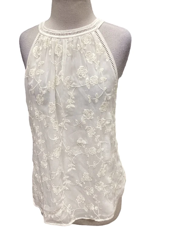 Major Savings White Top Sleeveless Daniel Rainn, Size L