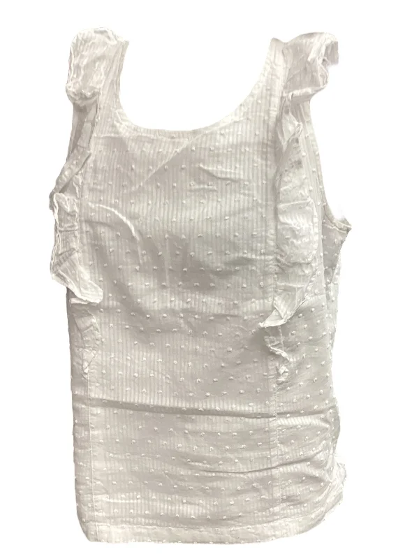 Buy More, Save More White Top Sleeveless J. Crew, Size 6