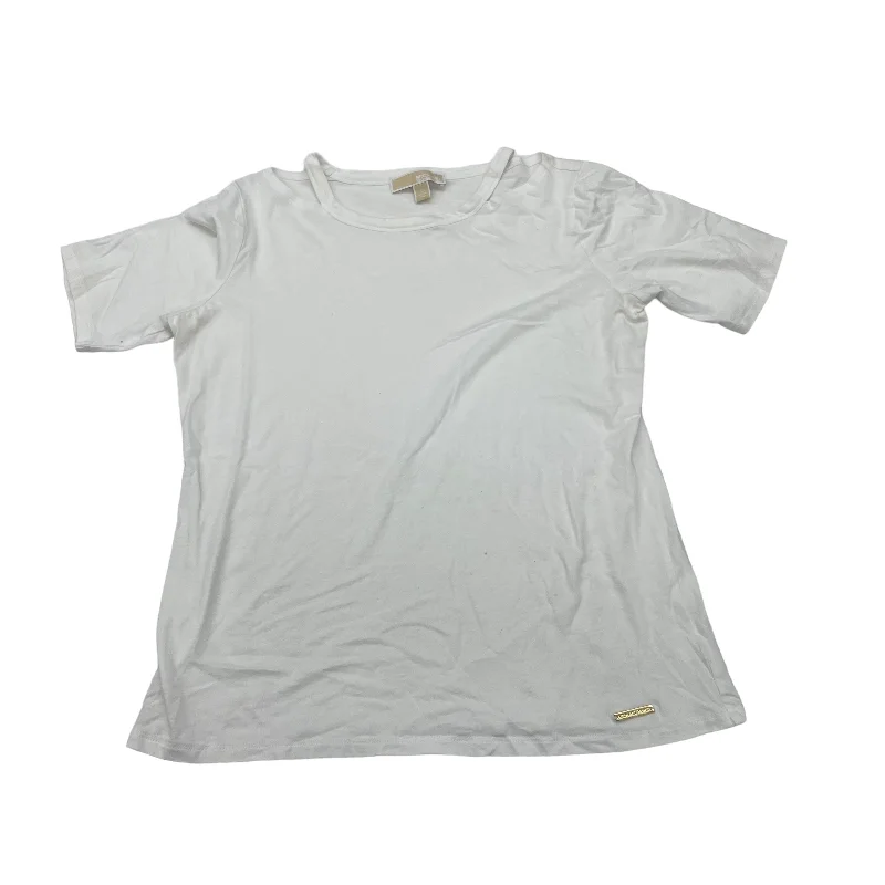 Huge Discounts WHITE TOP SS by MICHAEL BY MICHAEL KORS Size:L
