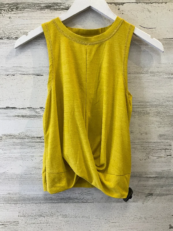 Overstock Sale Yellow Athletic Tank Top Old Navy, Size Xs