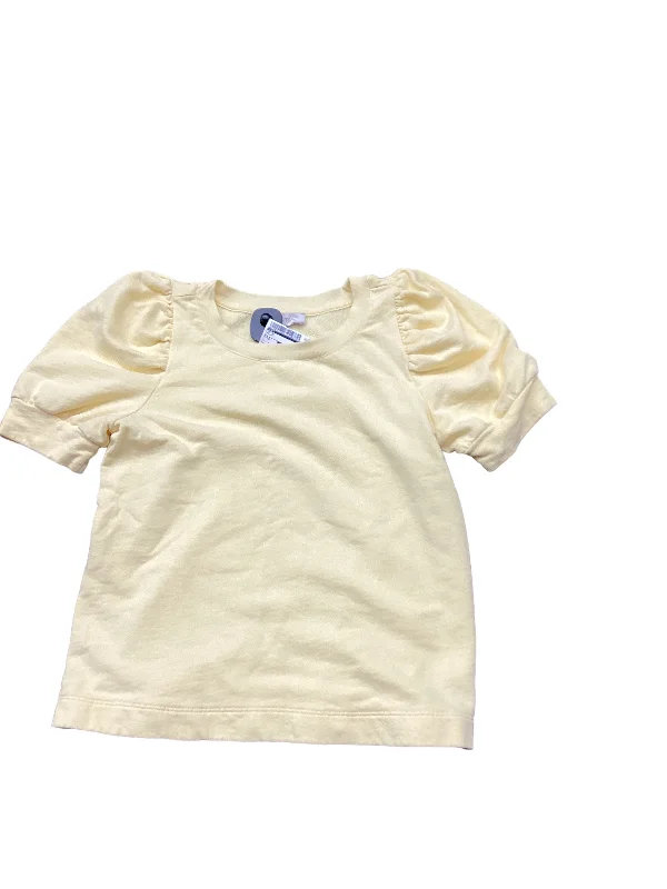 Daily Deals Yellow Top Short Sleeve Loft, Size S
