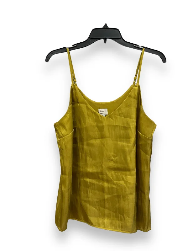 Weekend Flash Sale Yellow Top Sleeveless A New Day, Size M