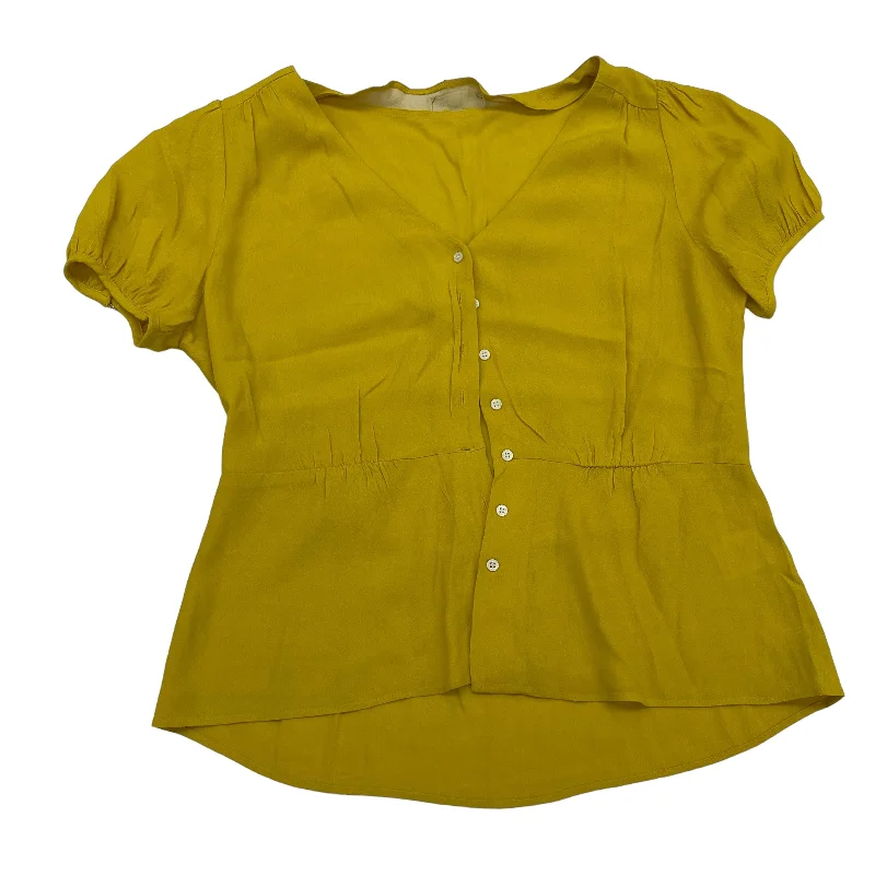 Extra Savings YELLOW TOP SS by J. CREW Size:XS