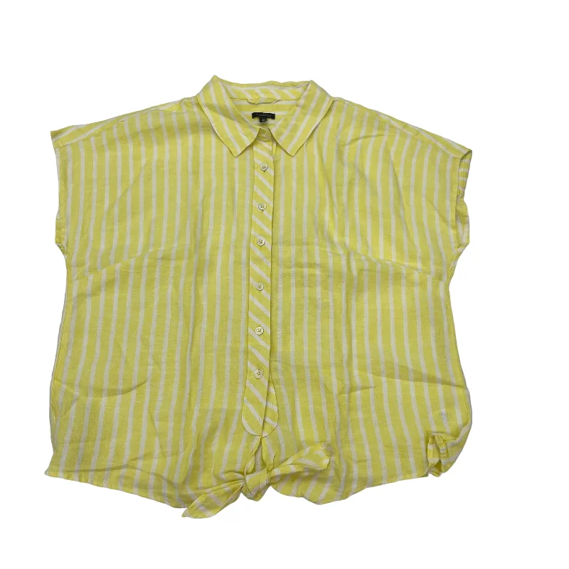 New Arrival YELLOW TOP SS by TALBOTS Size:L