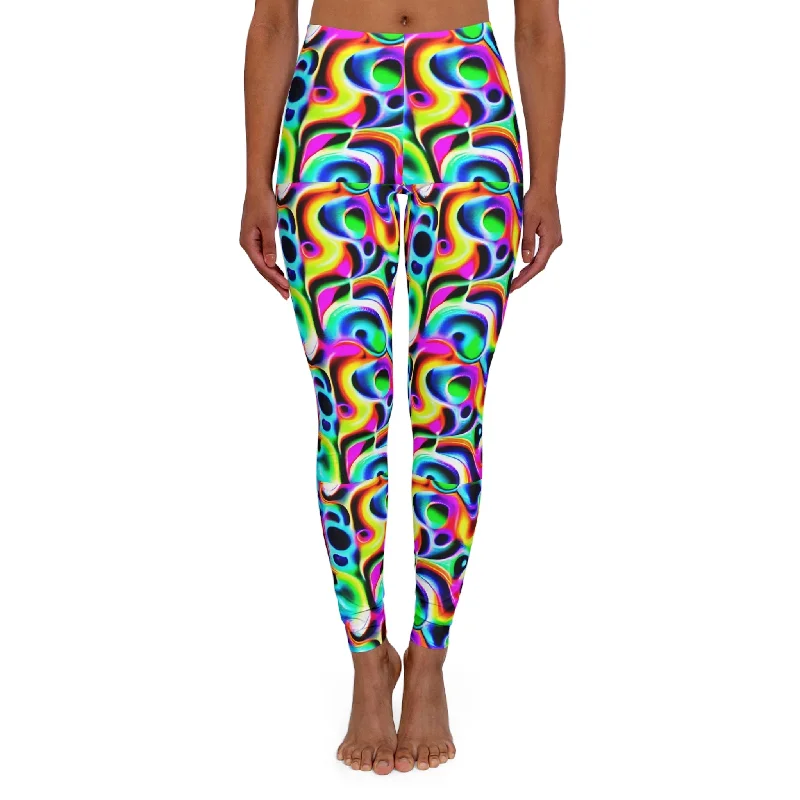 Stock Up and Save Attention Please - Women's Spandex Leggings (AOP)