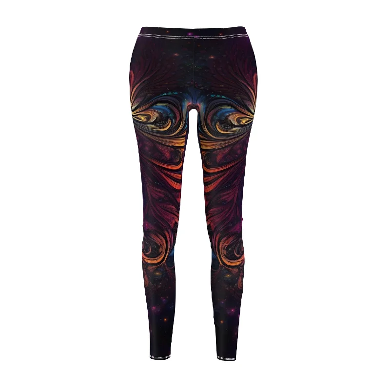 Early Access Cosmic Portal - Women's Cut & Sew Casual Leggings (AOP)