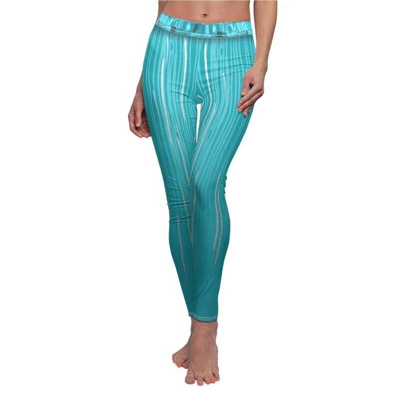 Discount Deals Elsa Blue Leggings, Frozen Costume