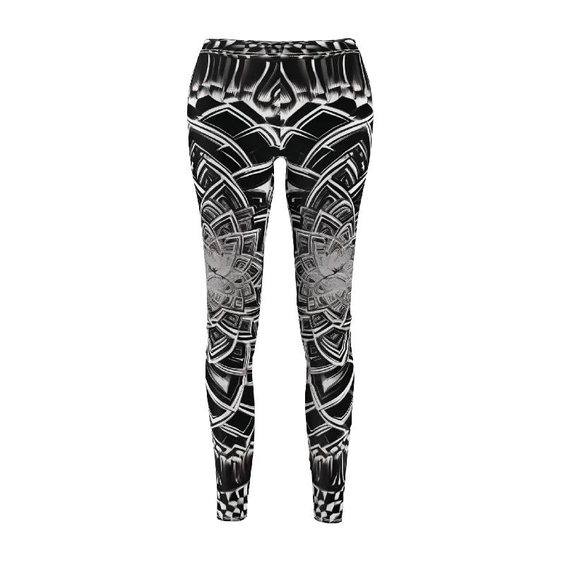Final Markdown Infinite Space Time and Rave - Casual Leggings (AOP)