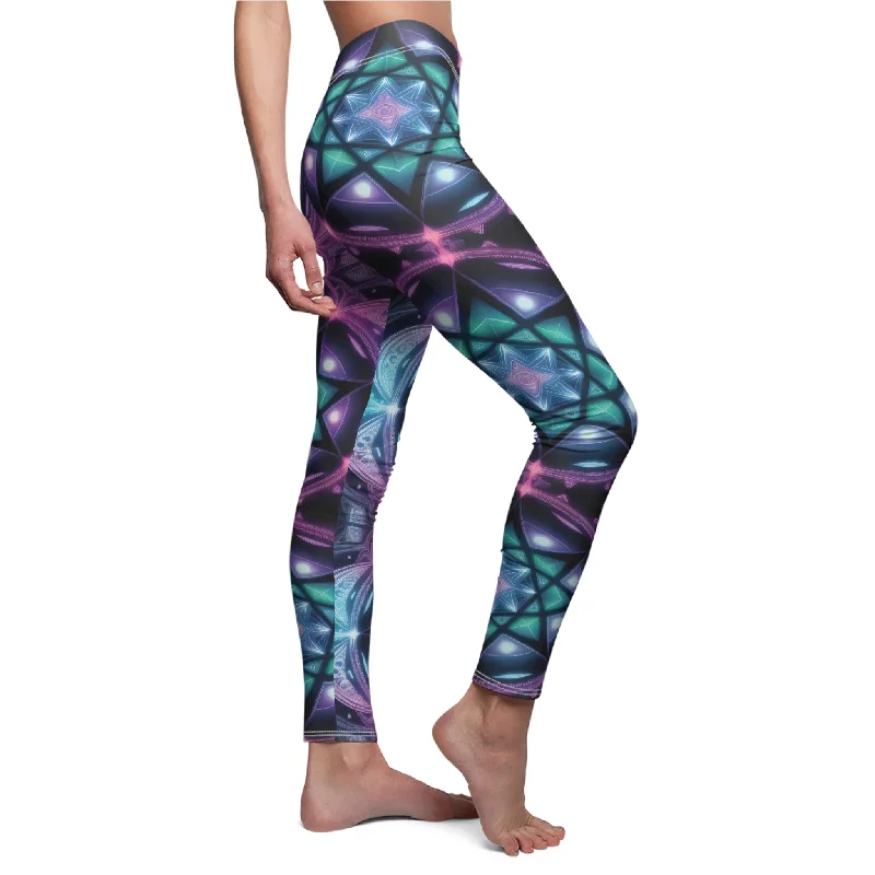 Act Fast InterStellar Dream State - Women's Cut & Sew Casual Leggings (AOP)