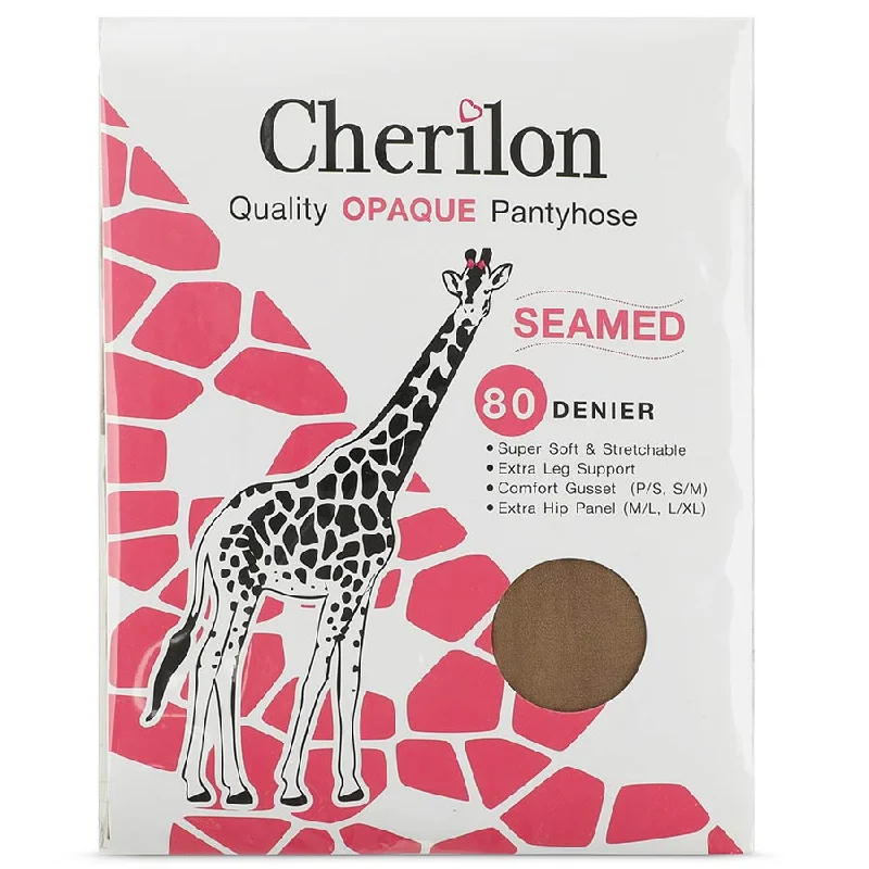 Discount Mania Ladies Cherilon Microfiber Tights With Seam