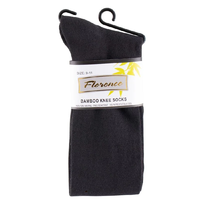Today's Special Ladies Florence Bamboo Black Night Socks