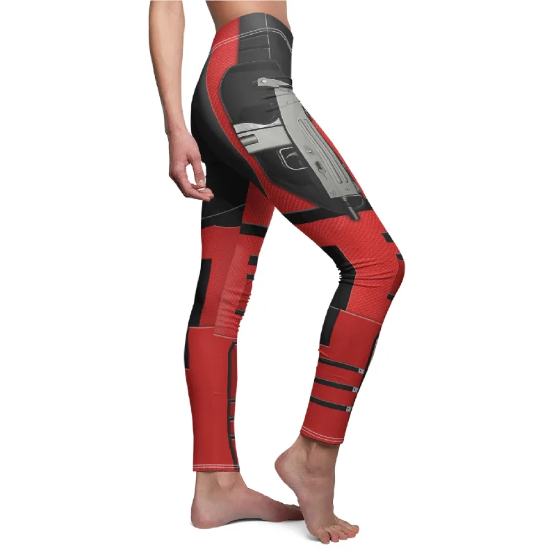 Best Bargains Lady Deadpool Leggings, Deadpool & Wolverine Costume