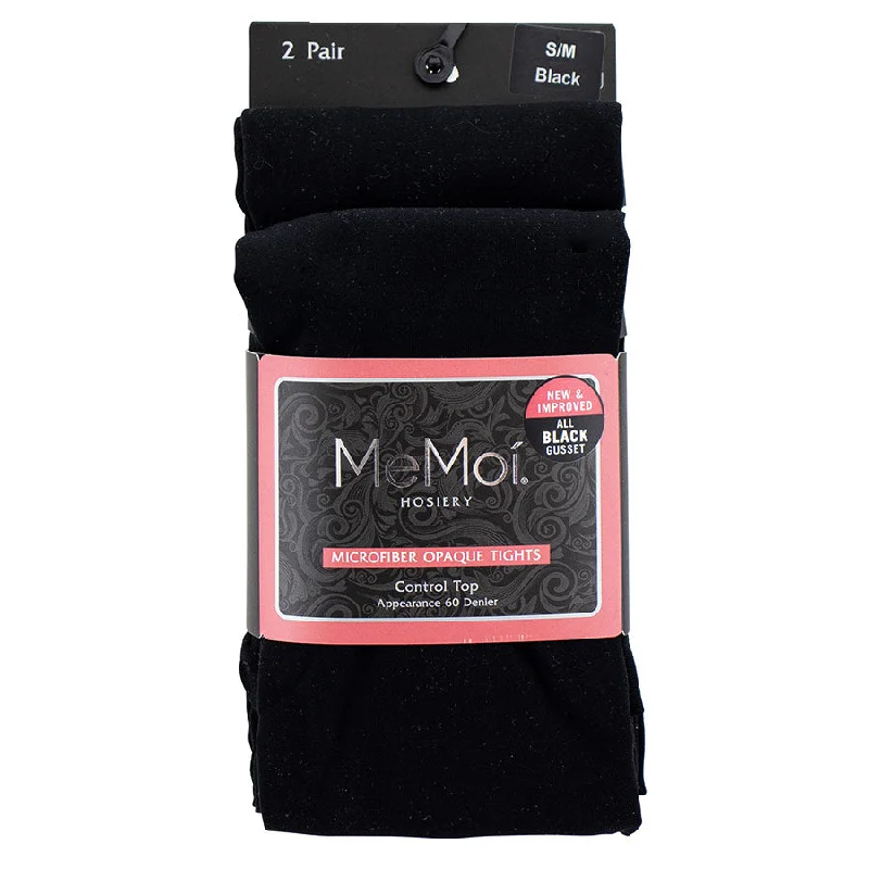 Super Sale Ladies MeMoi Microfiber Opaque Tights - 2 Pk.