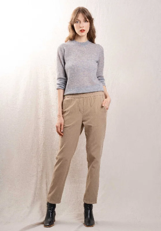 Hot Deal Pants Pacifio 9504 Taupe