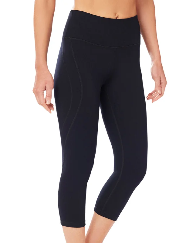 Quick Sale Shape Black High Rise SS Capri Legging