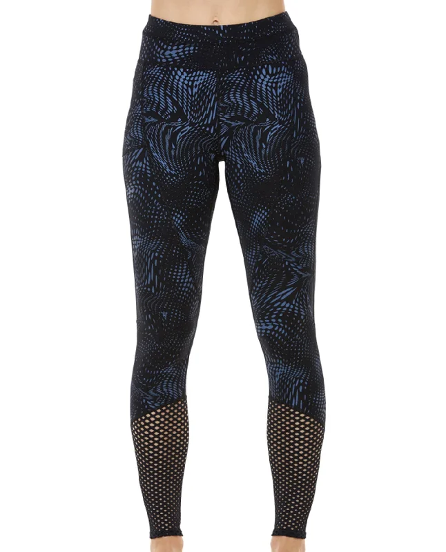 Overstock Shape Warp Dot Element Legging