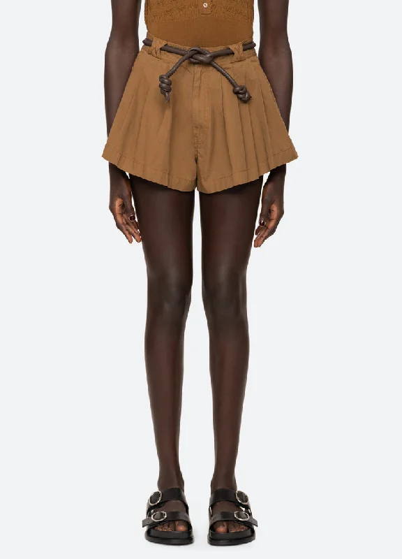 Value Deals Shorts Samaka Garment D Pf24-161 Caramel