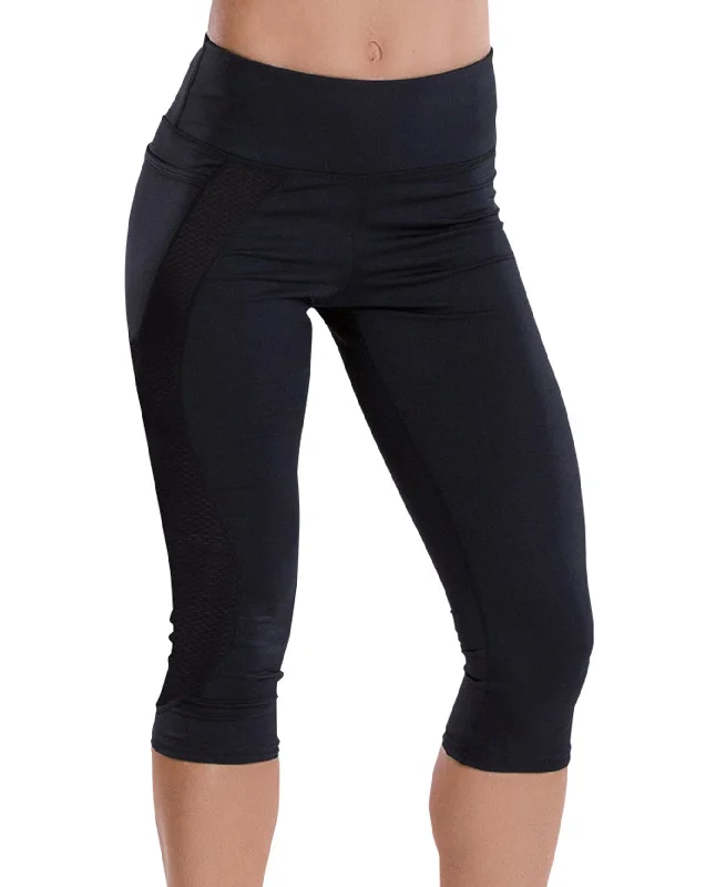 Instant Discount TLF Apparel Prima Black Moonlit Capri