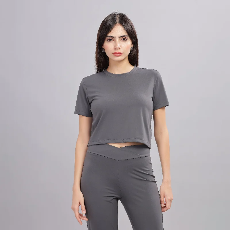 Exclusive Online Offer Women’s super stretchy ultra soft sweat wicking Nylon crop top and Jogger Set