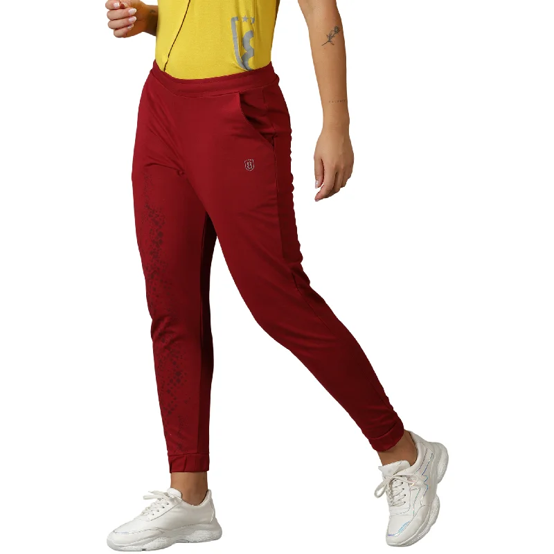 Special Price Women's Digital Print Solid Training Track Pants