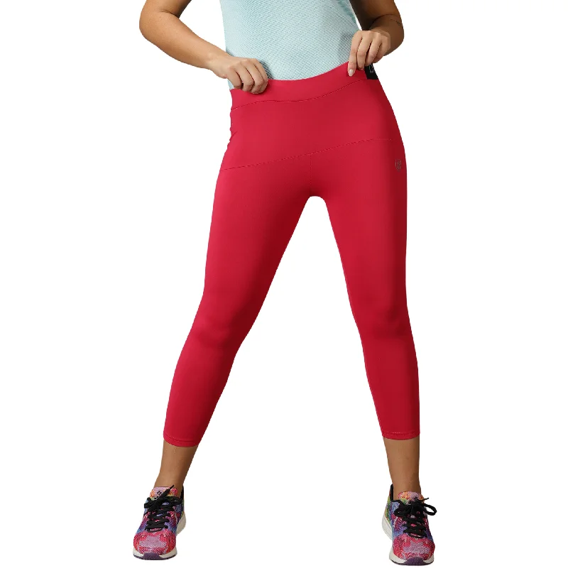 Don't Miss Women's Slim-Fit Tights with Elasticated Waist & Zipper Pocket