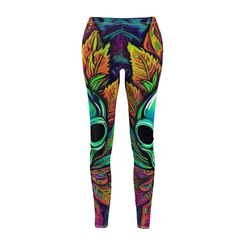 Extra Savings Wonder Lust Fall - Women's Cut & Sew Casual Leggings (AOP)