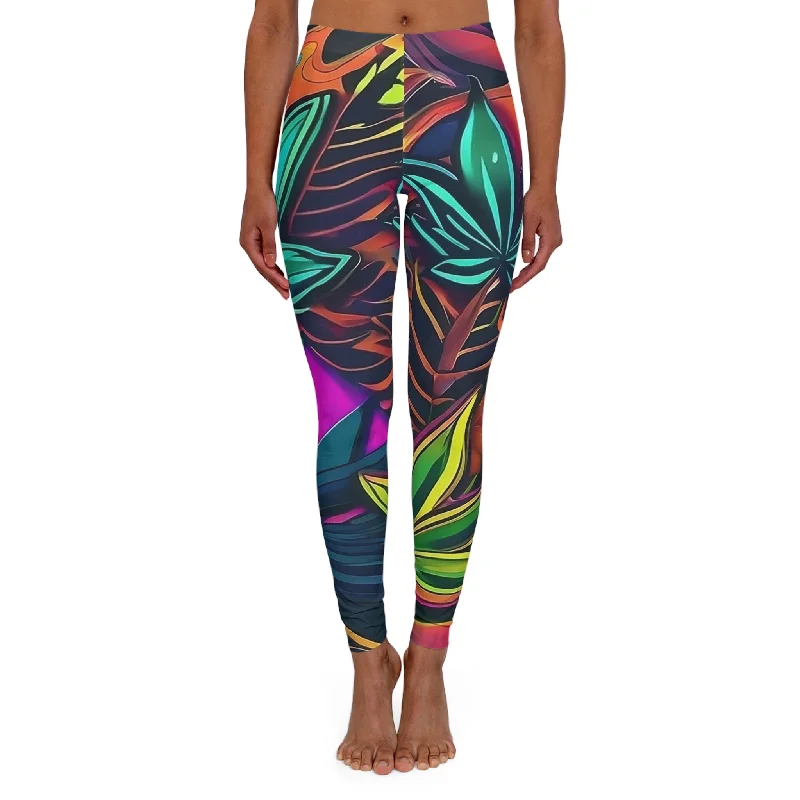 Savings Galore Wondering in the leaf 420 - Women's Spandex Leggings (AOP)